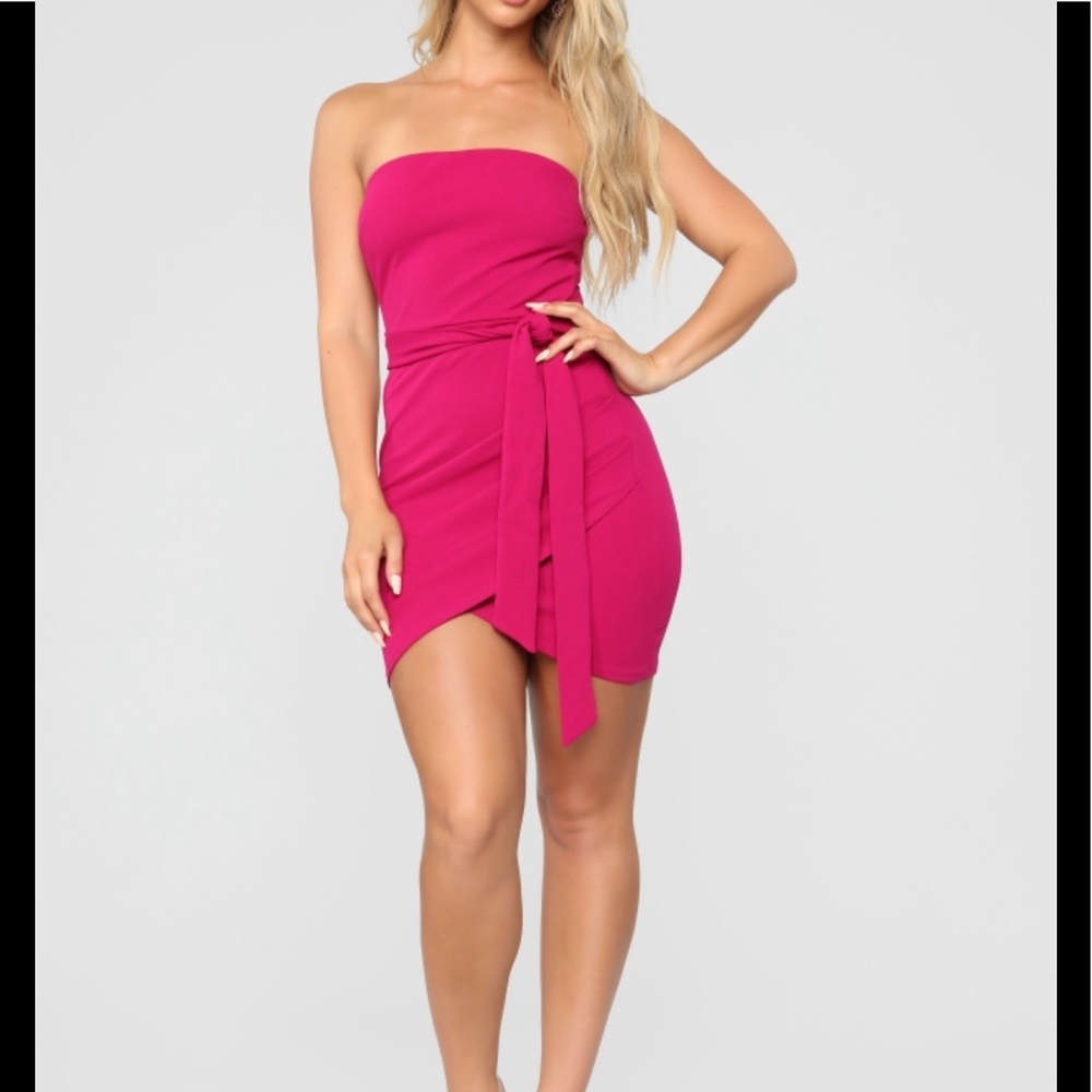Fashion Nova The Distance Between Us Pink Dress